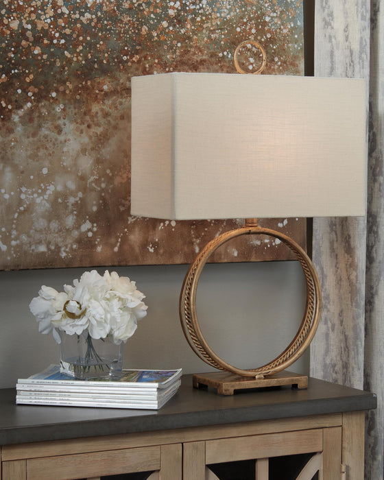 Ashley Express - Mahala Metal Table Lamp (1/CN) - DecorGalore4U