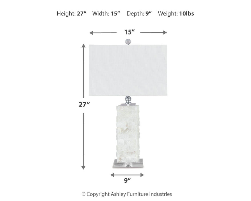 Ashley Express - Malise Alabaster Table Lamp (1/CN) - DecorGalore4U