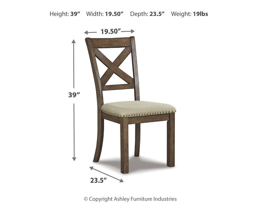 Ashley Express - Moriville Dining UPH Side Chair (2/CN) - DecorGalore4U