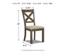 Ashley Express - Moriville Dining UPH Side Chair (2/CN) - DecorGalore4U