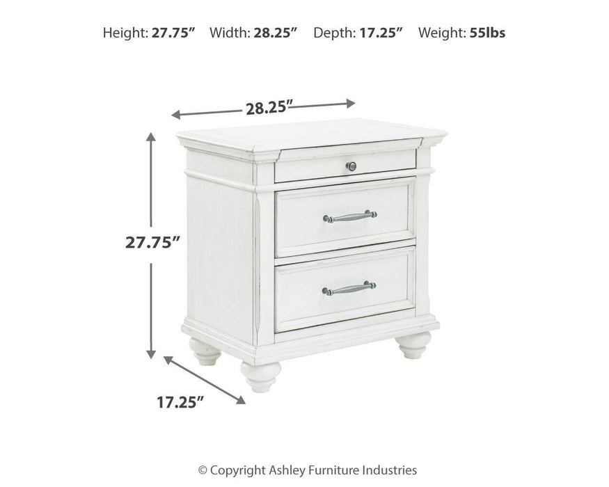 Ashley Express - Kanwyn Three Drawer Night Stand - DecorGalore4U