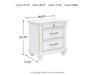 Ashley Express - Kanwyn Three Drawer Night Stand - DecorGalore4U