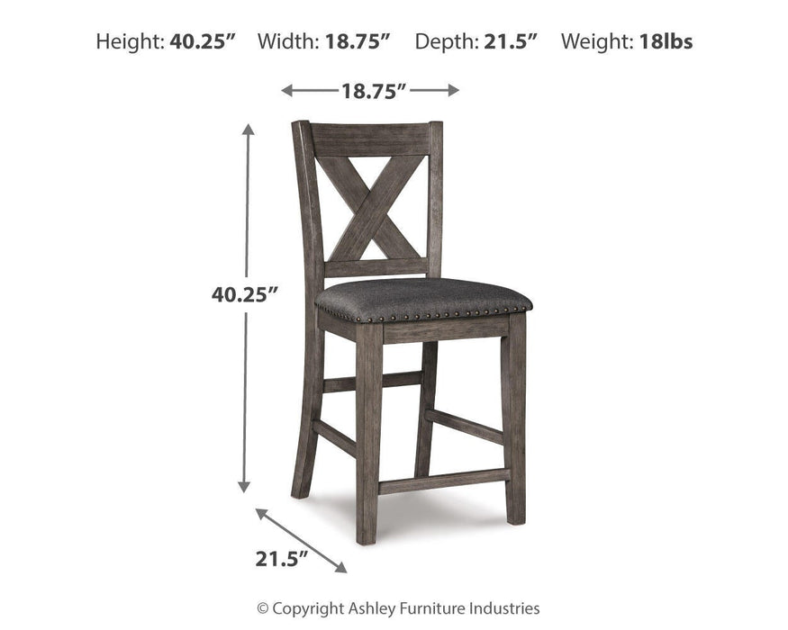 Ashley Express - Caitbrook Upholstered Barstool (2/CN) - DecorGalore4U
