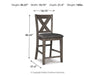 Ashley Express - Caitbrook Upholstered Barstool (2/CN) - DecorGalore4U