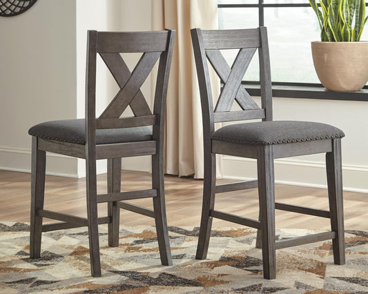 Ashley Express - Caitbrook Upholstered Barstool (2/CN) - DecorGalore4U