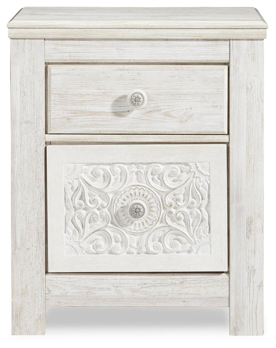 Ashley Express - Paxberry Two Drawer Night Stand - DecorGalore4U