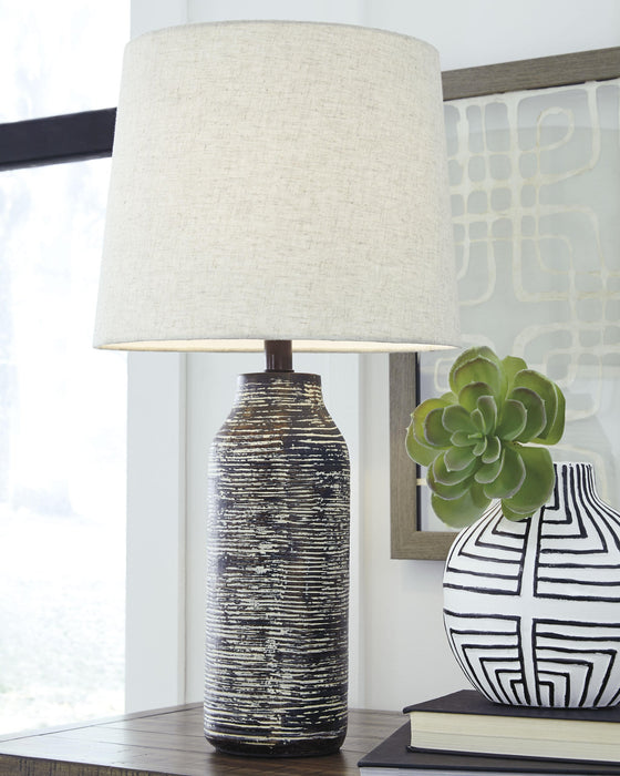 Ashley Express - Mahima Paper Table Lamp (2/CN) - DecorGalore4U