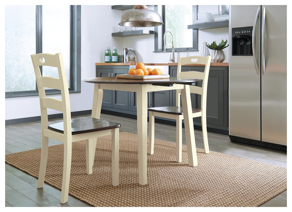 Ashley Express - Woodanville Round DRM Drop Leaf Table - DecorGalore4U