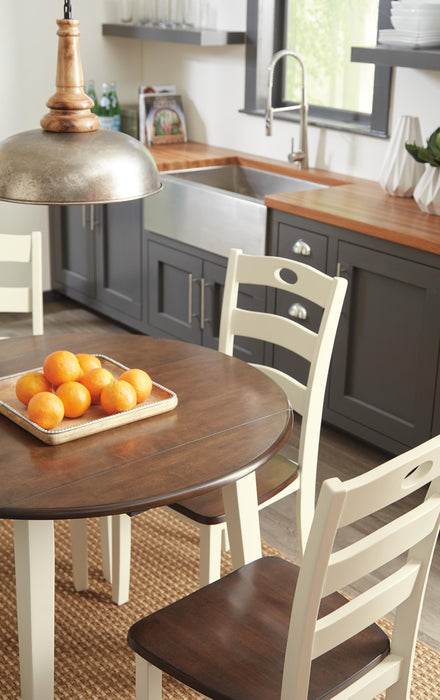 Ashley Express - Woodanville Round DRM Drop Leaf Table - DecorGalore4U