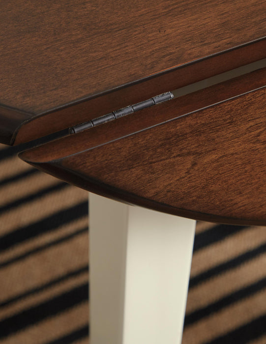 Ashley Express - Woodanville Round DRM Drop Leaf Table - DecorGalore4U