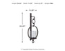 Ashley Express - Ogaleesha Wall Sconce - DecorGalore4U