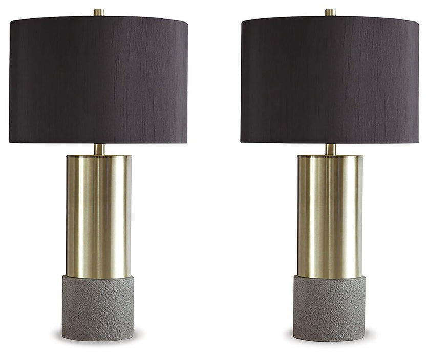 Ashley Express - Jacek Metal Table Lamp (2/CN) - DecorGalore4U