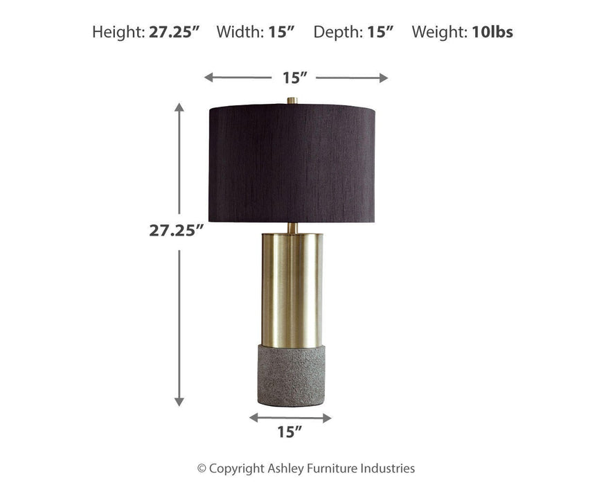 Ashley Express - Jacek Metal Table Lamp (2/CN) - DecorGalore4U