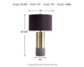 Ashley Express - Jacek Metal Table Lamp (2/CN) - DecorGalore4U