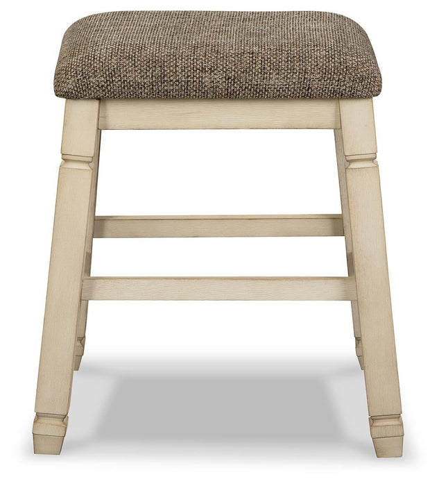 Ashley Express - Bolanburg Upholstered Stool (2/CN) - DecorGalore4U