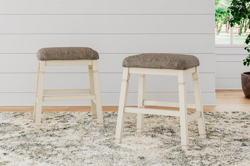 Ashley Express - Bolanburg Upholstered Stool (2/CN) - DecorGalore4U
