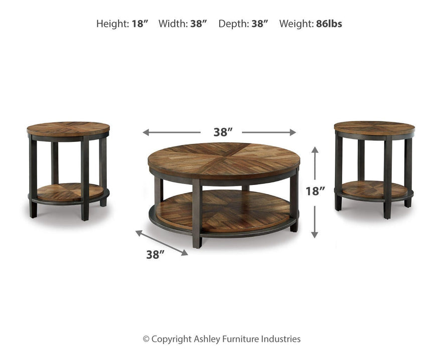 Ashley Express - Roybeck Occasional Table Set (3/CN) - DecorGalore4U