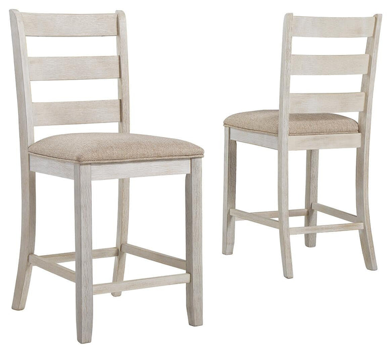 Ashley Express - Skempton Upholstered Barstool (2/CN) - DecorGalore4U