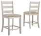 Ashley Express - Skempton Upholstered Barstool (2/CN) - DecorGalore4U
