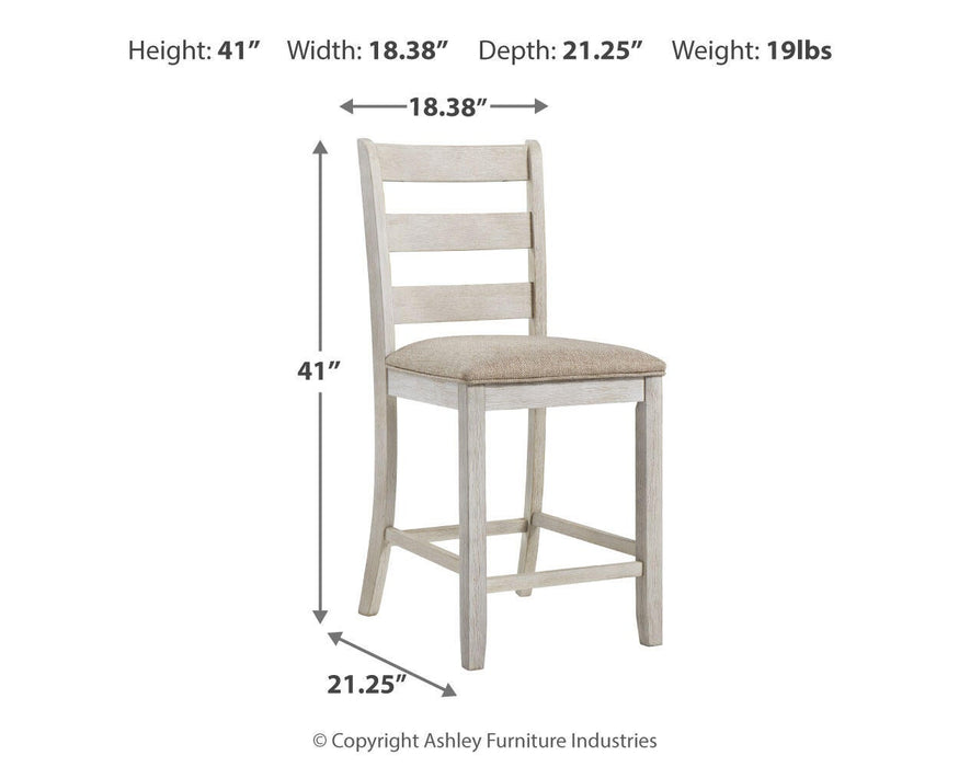 Ashley Express - Skempton Upholstered Barstool (2/CN) - DecorGalore4U