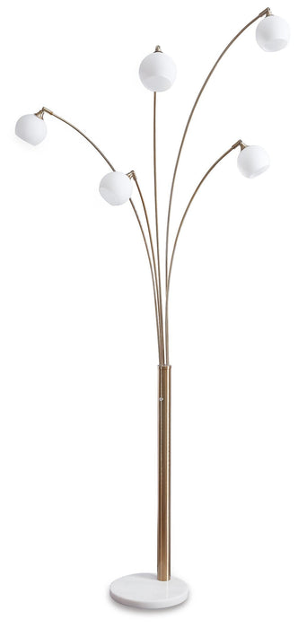 Ashley Express - Taliya Metal Arc Lamp (1/CN) - DecorGalore4U