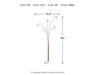 Ashley Express - Taliya Metal Arc Lamp (1/CN) - DecorGalore4U