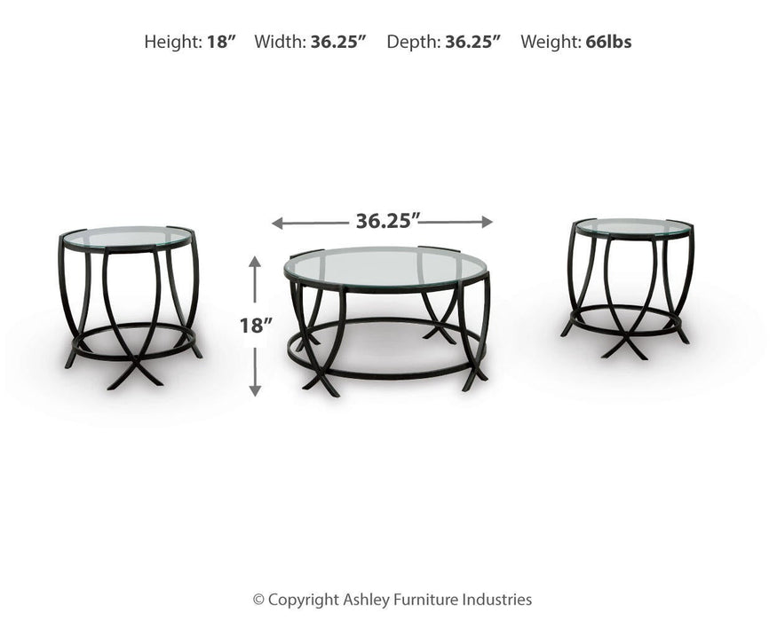 Ashley Express - Tarrin Occasional Table Set (3/CN) - DecorGalore4U