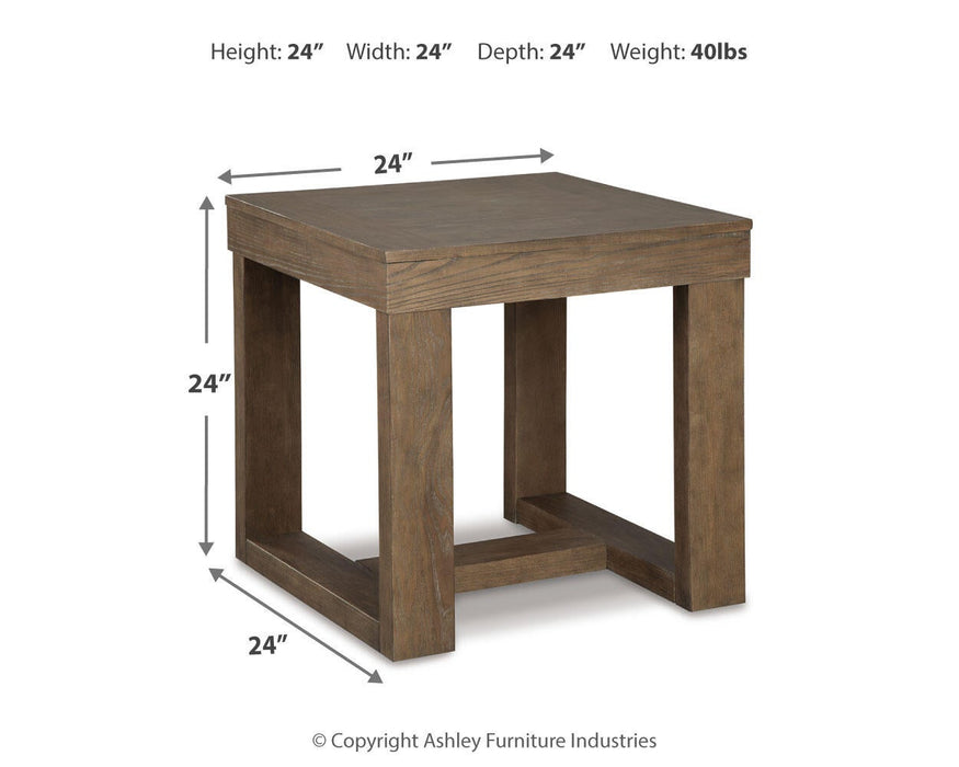 Ashley Express - Cariton Square End Table - DecorGalore4U