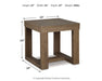 Ashley Express - Cariton Square End Table - DecorGalore4U