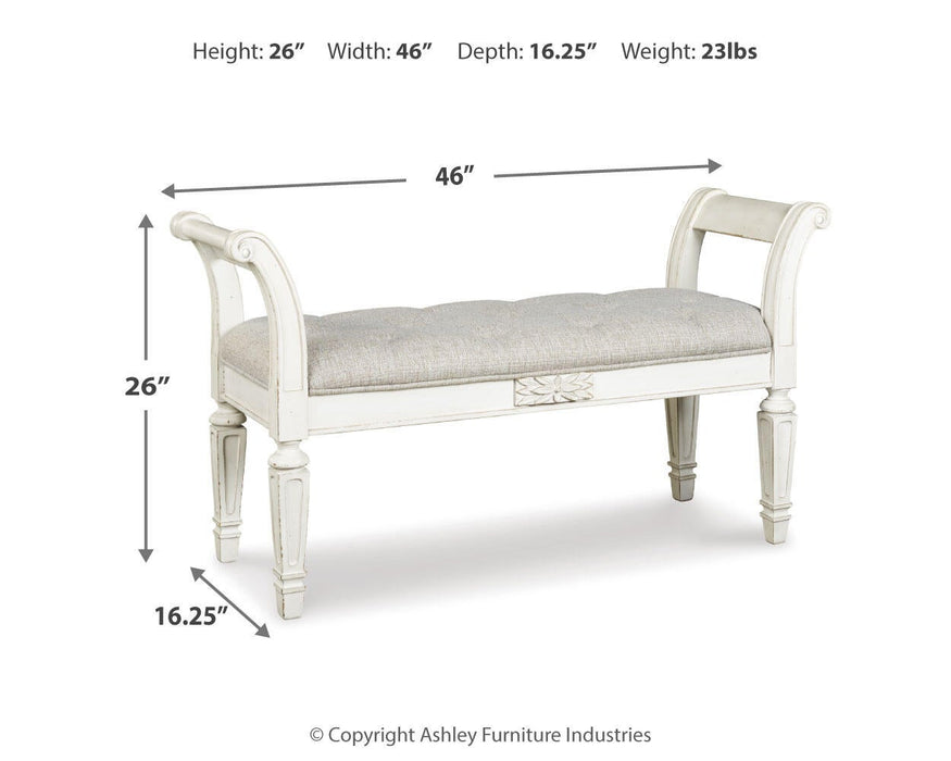 Ashley Express - Realyn Accent Bench - DecorGalore4U