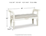 Ashley Express - Realyn Accent Bench - DecorGalore4U