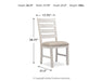 Ashley Express - Skempton Dining UPH Side Chair (2/CN) - DecorGalore4U