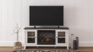 Ashley Express - Dorrinson 60" TV Stand with Electric Fireplace - DecorGalore4U