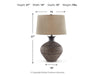 Ashley Express - Magan Metal Table Lamp (1/CN) - DecorGalore4U