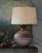 Ashley Express - Magan Metal Table Lamp (1/CN) - DecorGalore4U