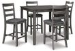 Ashley Express - Bridson Square Counter TBL Set (5/CN) - DecorGalore4U