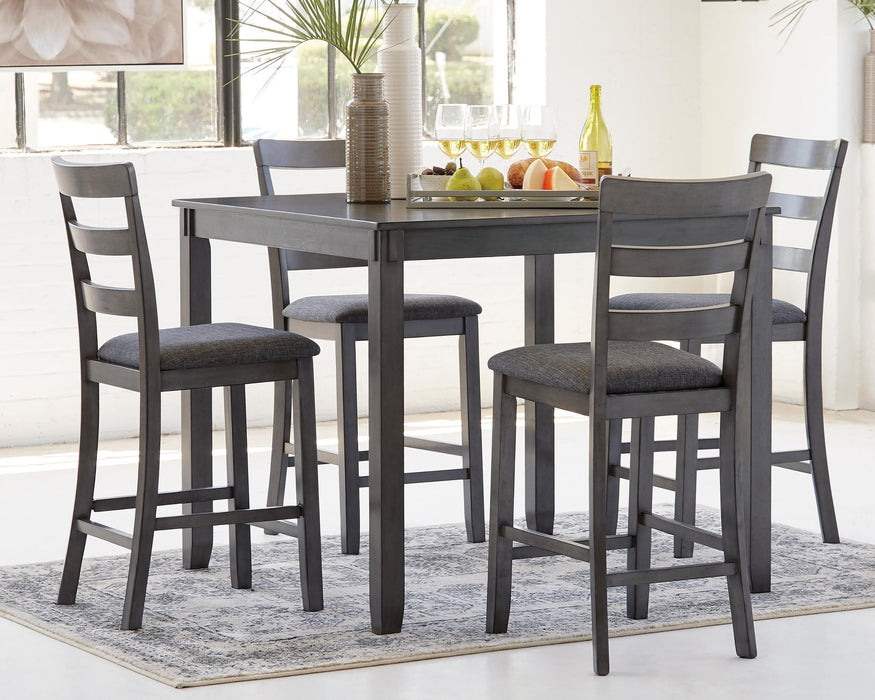 Ashley Express - Bridson Square Counter TBL Set (5/CN) - DecorGalore4U
