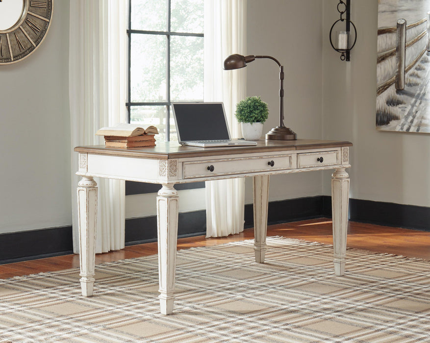 Ashley Express - Realyn Home Office Lift Top Desk - DecorGalore4U