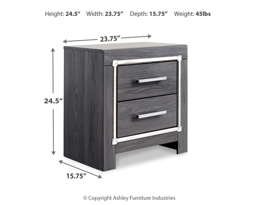 Ashley Express - Lodanna Two Drawer Night Stand - DecorGalore4U