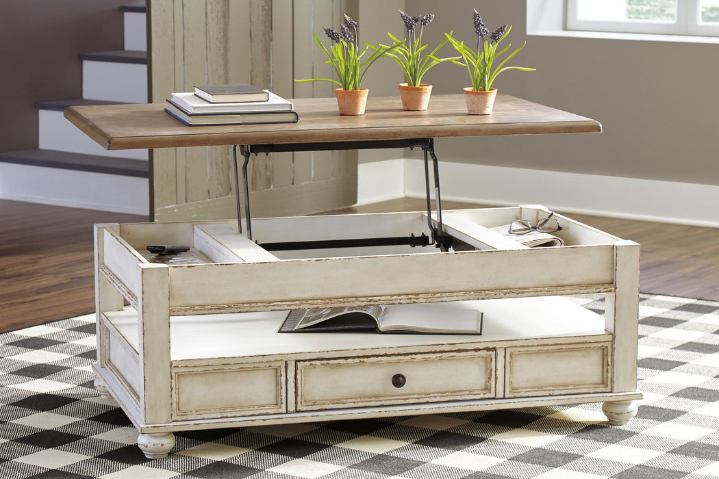 Ashley Express - Realyn Lift Top Cocktail Table - DecorGalore4U