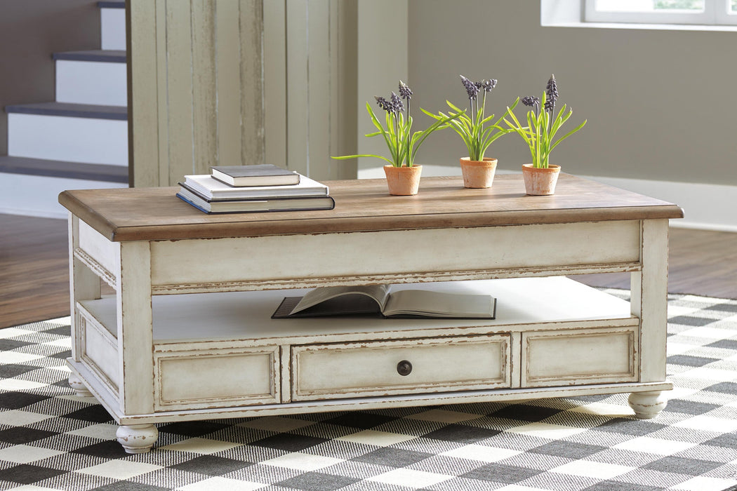 Ashley Express - Realyn Lift Top Cocktail Table - DecorGalore4U