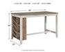 Ashley Express - Skempton RECT Counter Table w/Storage - DecorGalore4U