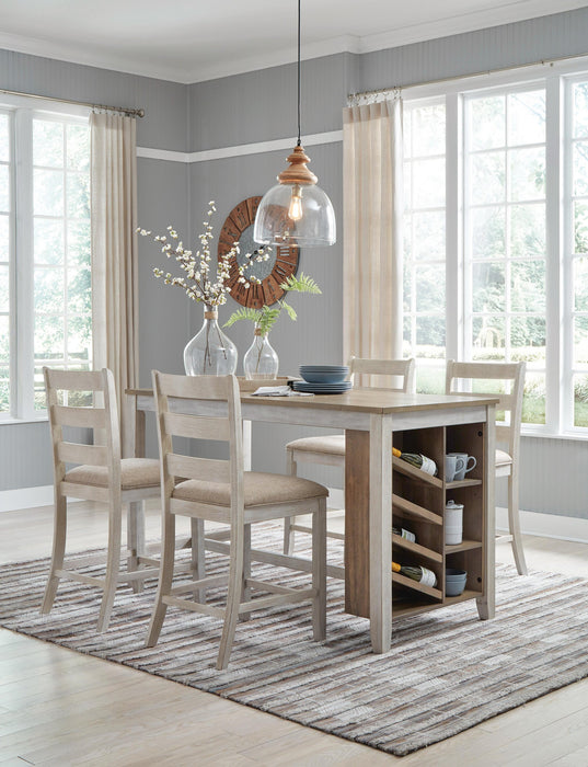 Ashley Express - Skempton RECT Counter Table w/Storage - DecorGalore4U