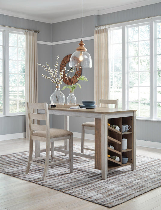 Ashley Express - Skempton RECT Counter Table w/Storage - DecorGalore4U