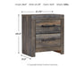 Ashley Express - Drystan Two Drawer Night Stand - DecorGalore4U