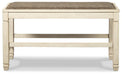 Ashley Express - Bolanburg DBL Counter UPH Bench (1/CN) - DecorGalore4U