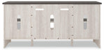 Ashley Express - Dorrinson LG TV Stand w/Fireplace Option - DecorGalore4U