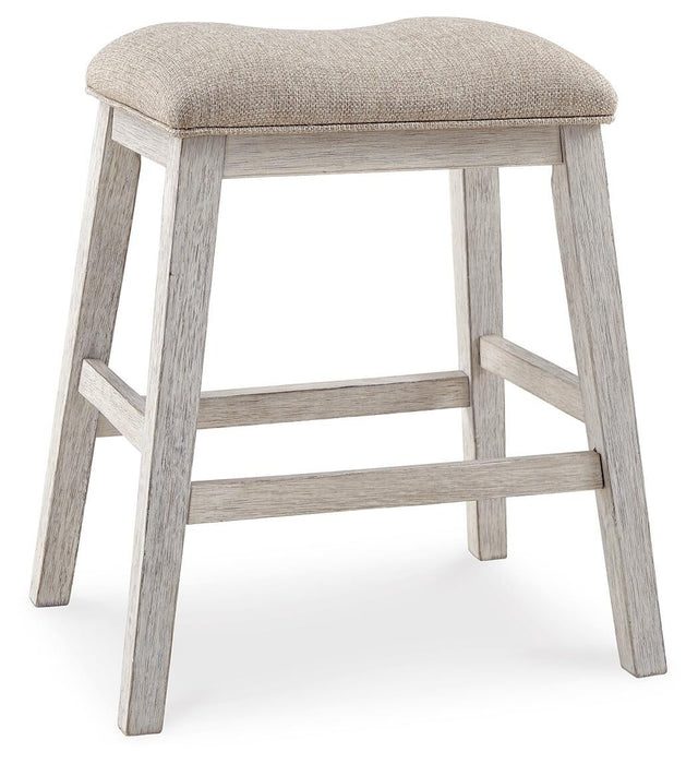 Ashley Express - Skempton Upholstered Stool (2/CN) - DecorGalore4U