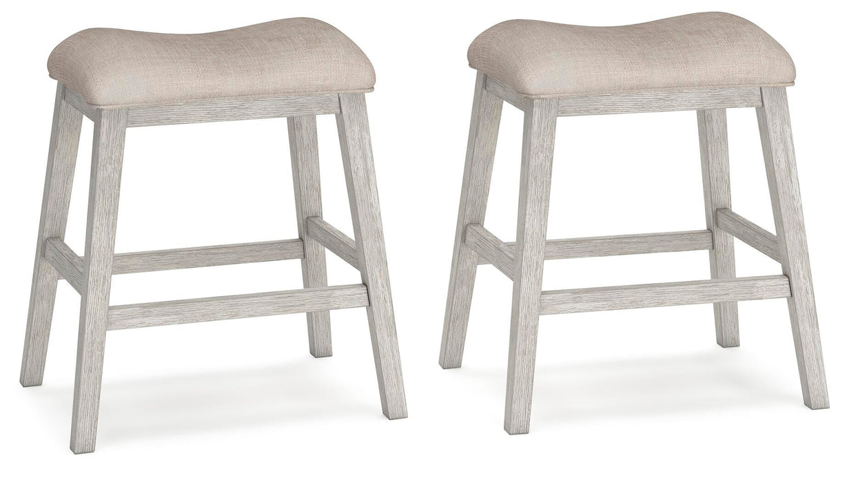 Ashley Express - Skempton Upholstered Stool (2/CN) - DecorGalore4U