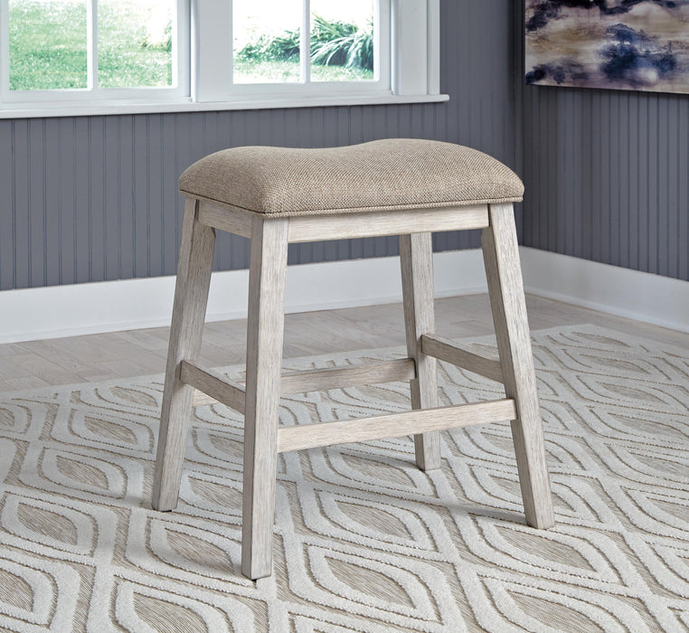Ashley Express - Skempton Upholstered Stool (2/CN) - DecorGalore4U